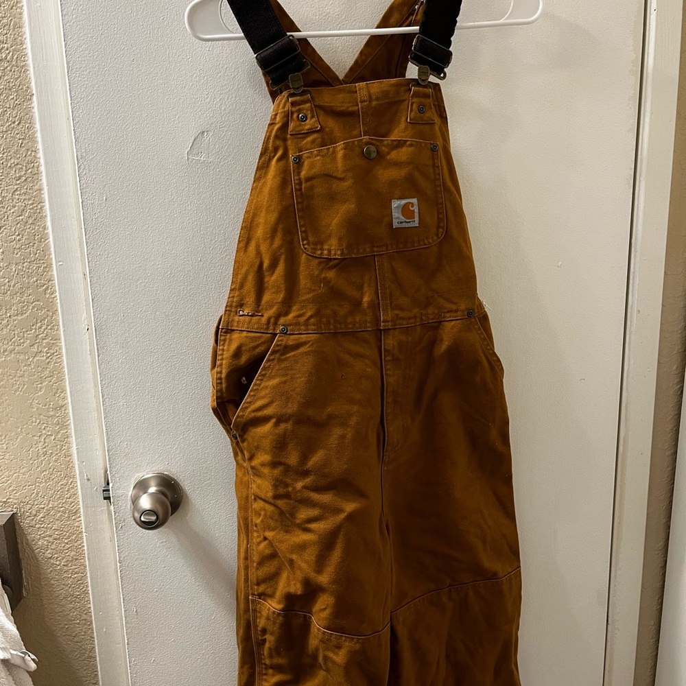 Kids size 12 carhart overalls in great condition